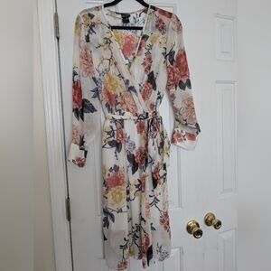 Sheer Floral Dress